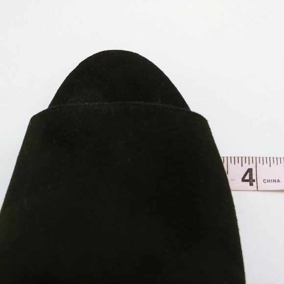 14th and Union High Heel Slide Sandal Black 8 - Picture 7 of 11